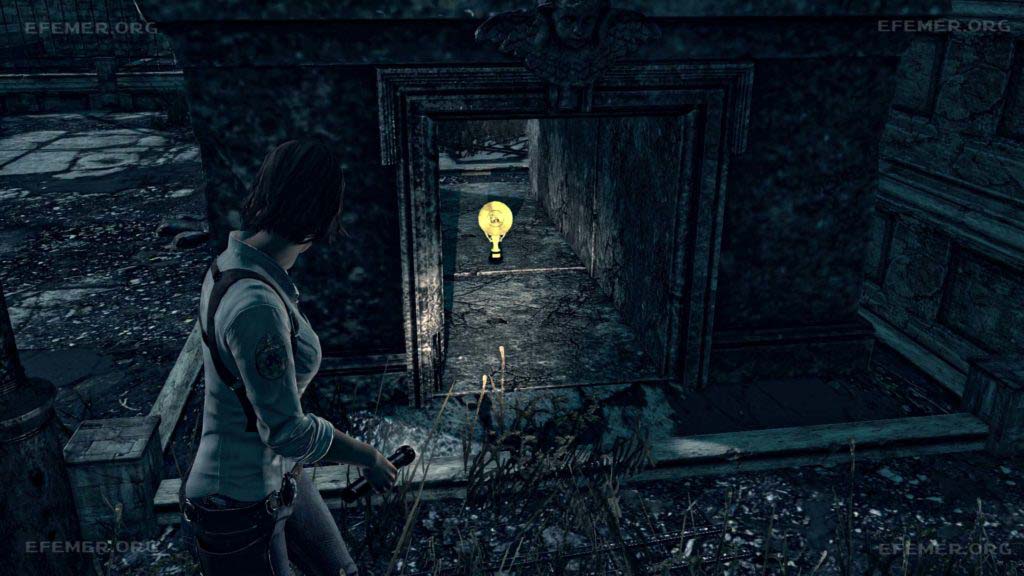 Музыкальная композиция «Неподчинение», скрытая в проходе, The Evil Within 1