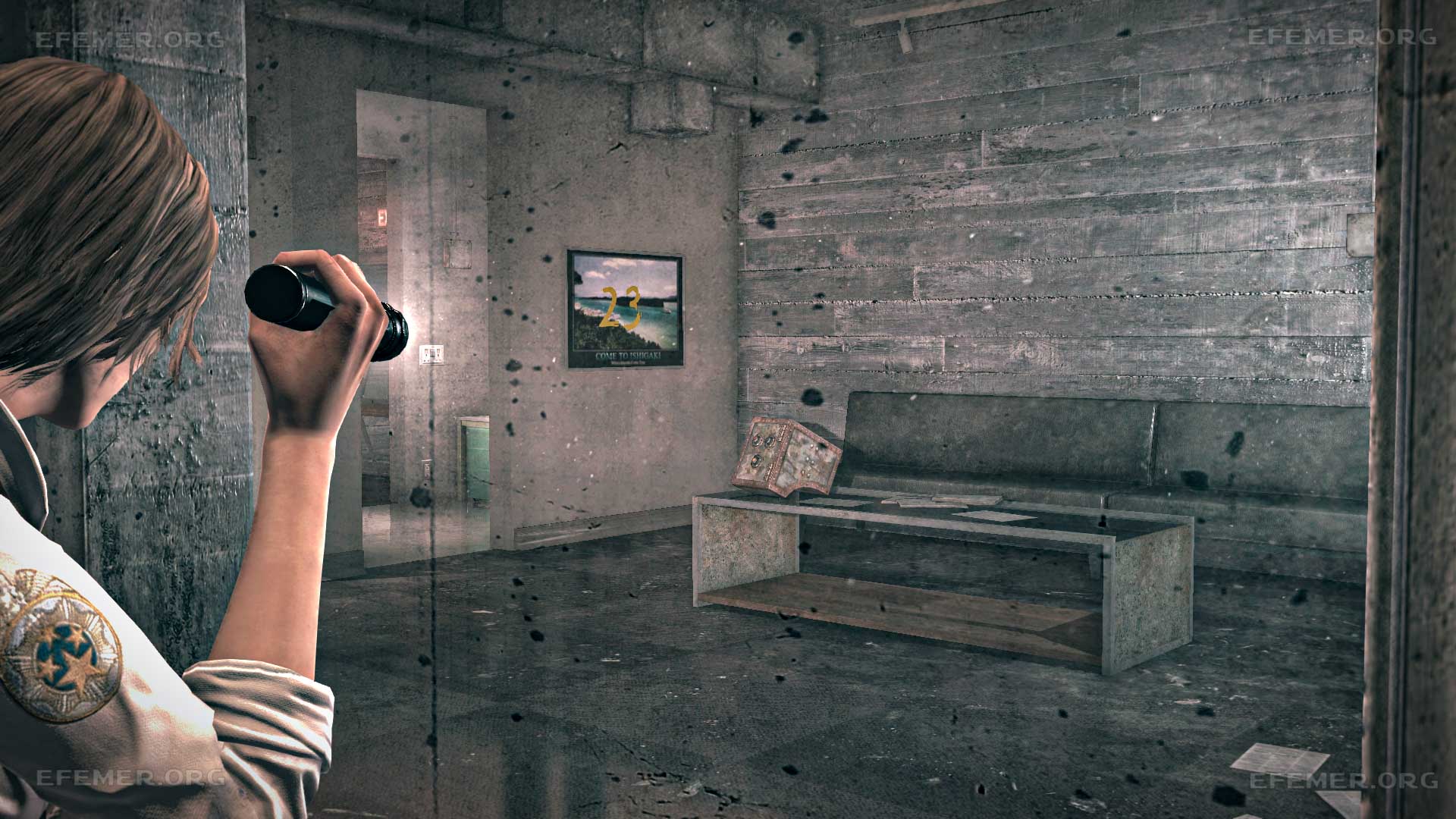 Картина, на которой нарисована часть шифра к сейфу, The Evil Within 1