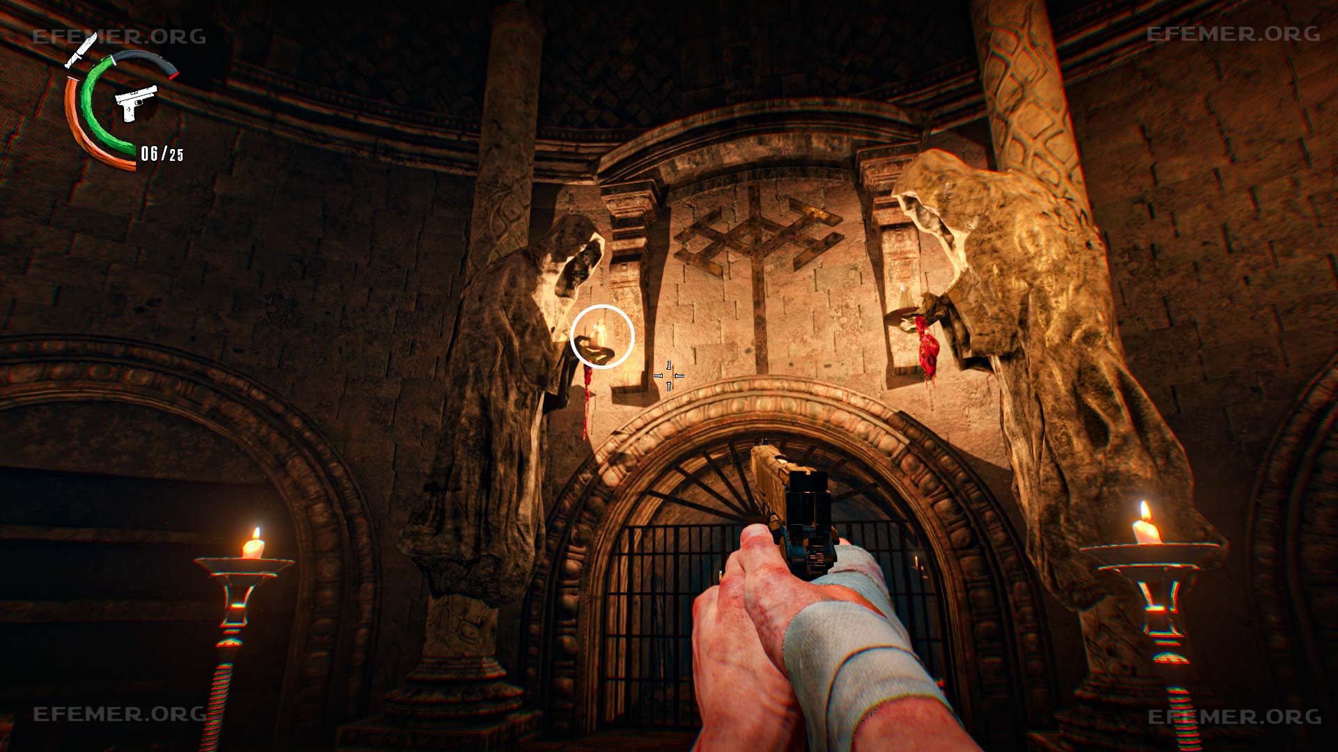 Фигурка с ключом, находящаяся в руках скульптуры, The Evil Within 2