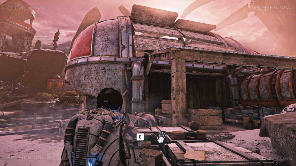 Письмо Норско, лежащее на ящике Письмо Норско, лежащее на ящике, Gears 5