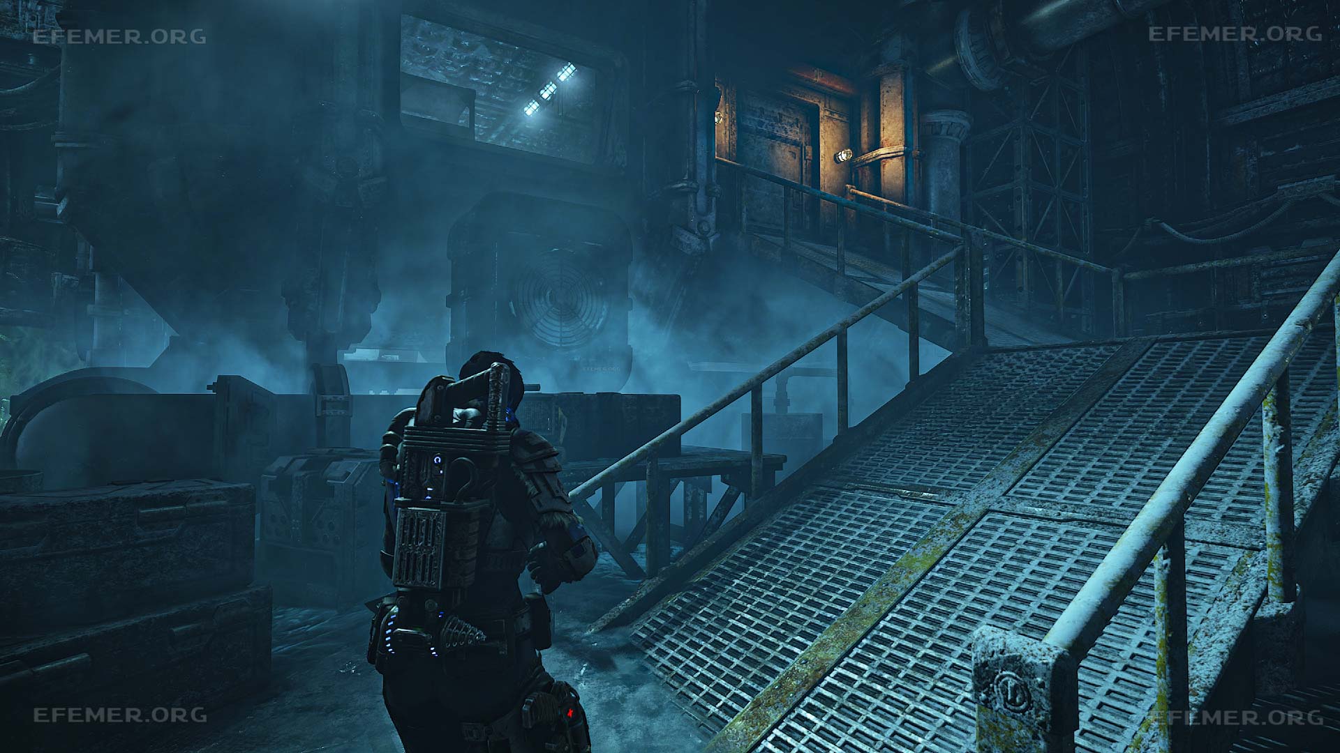 Помещение, в котором лежат коллекционные предметы, Gears 5