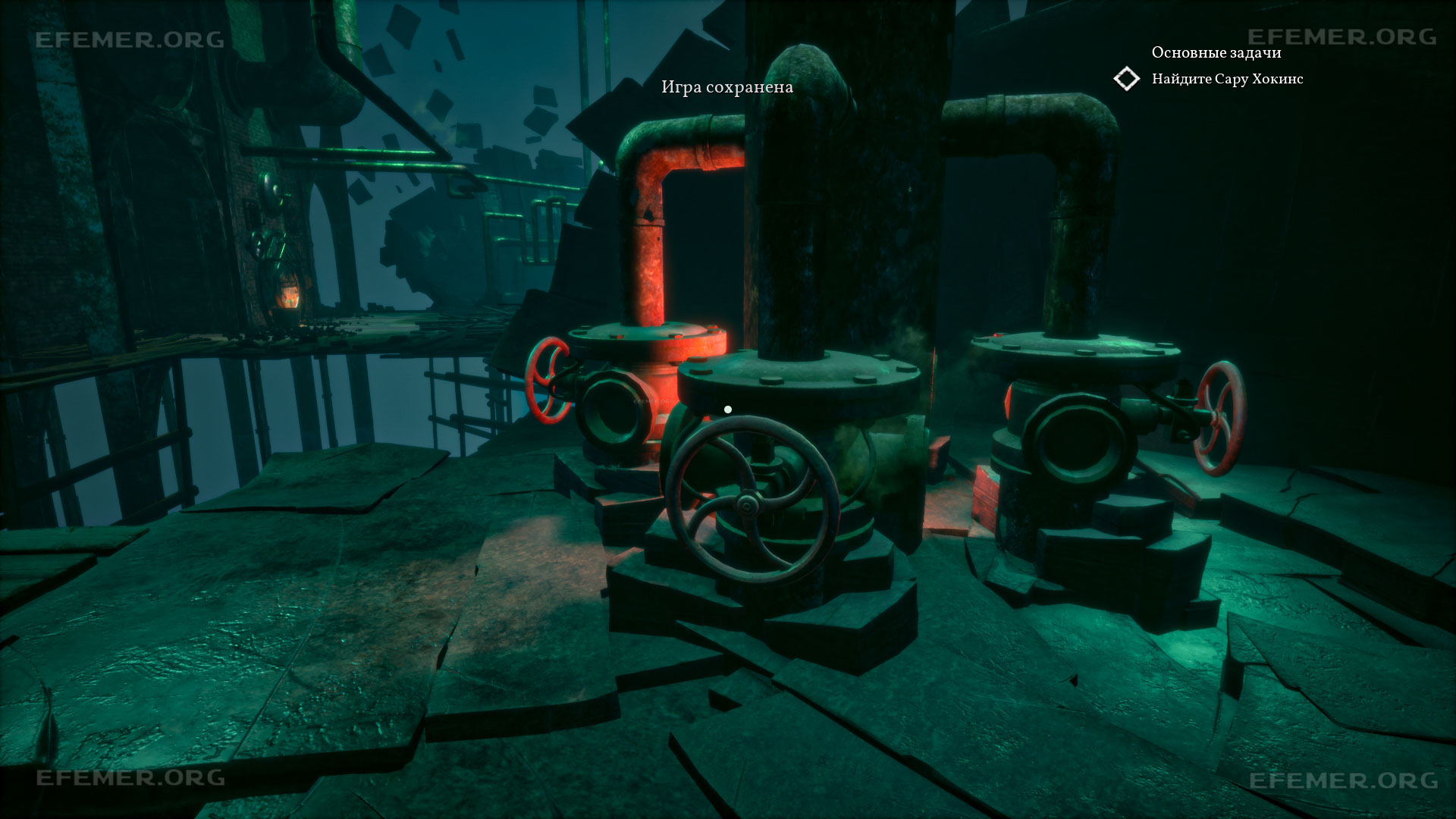 Клапан, из которого идёт газ, Call of Cthulhu 2018