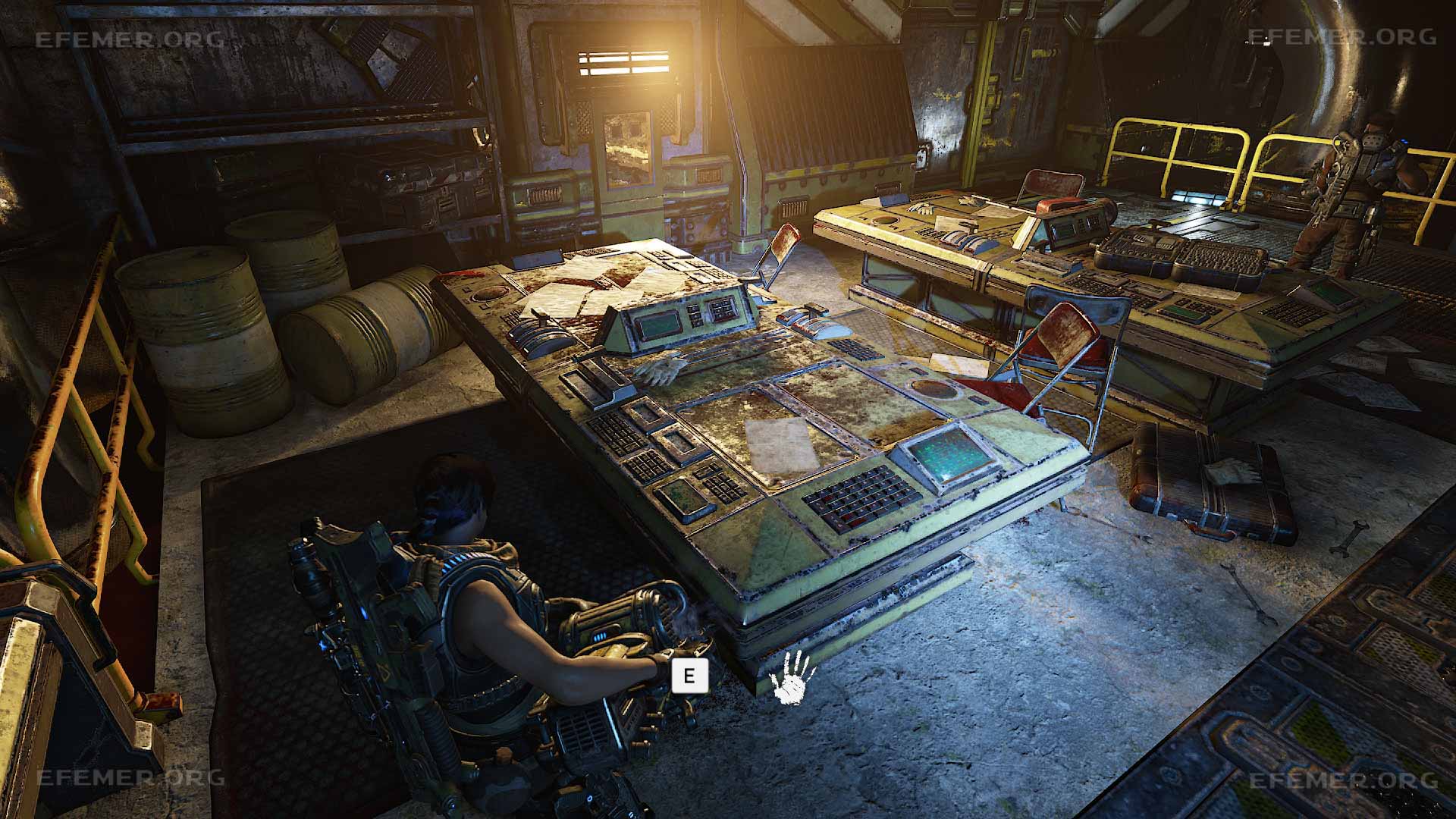 Коллекционная вещь "Речь майора", лежащая на столе, Gears 5