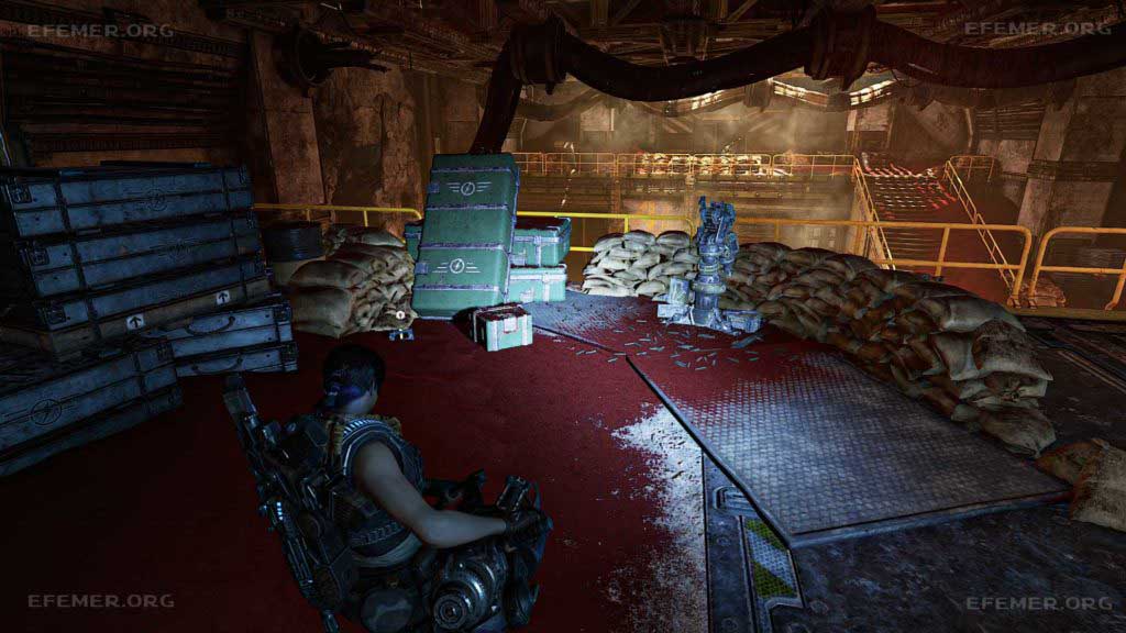 Компонент возле ящика, Gears 5