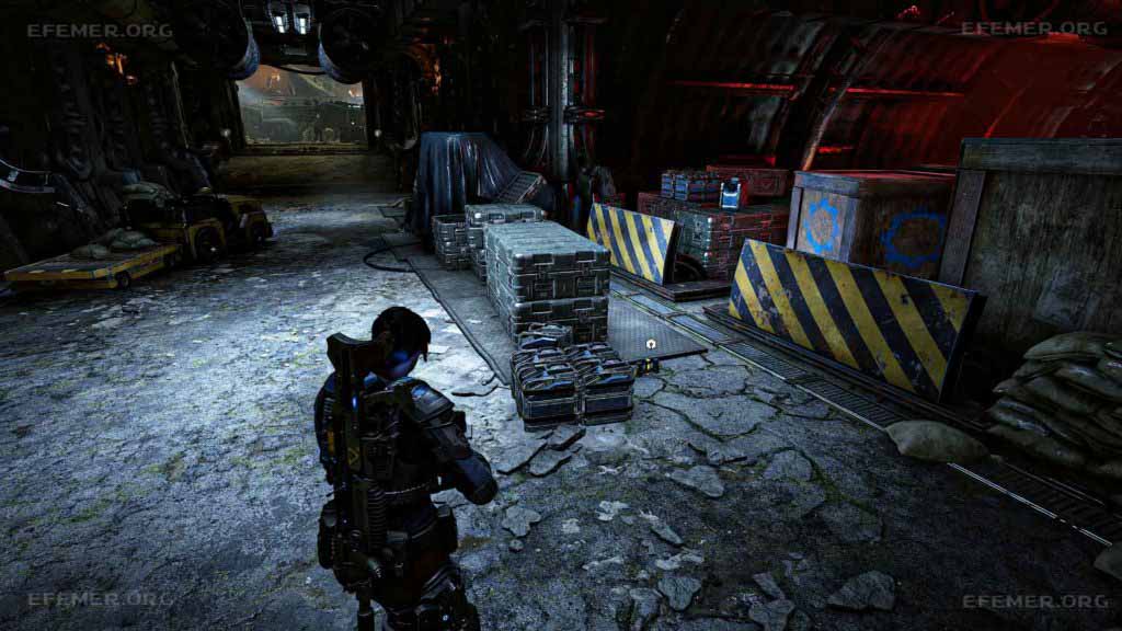 Компонент, лежащий на полу Компонент, лежащий на полу, Gears 5