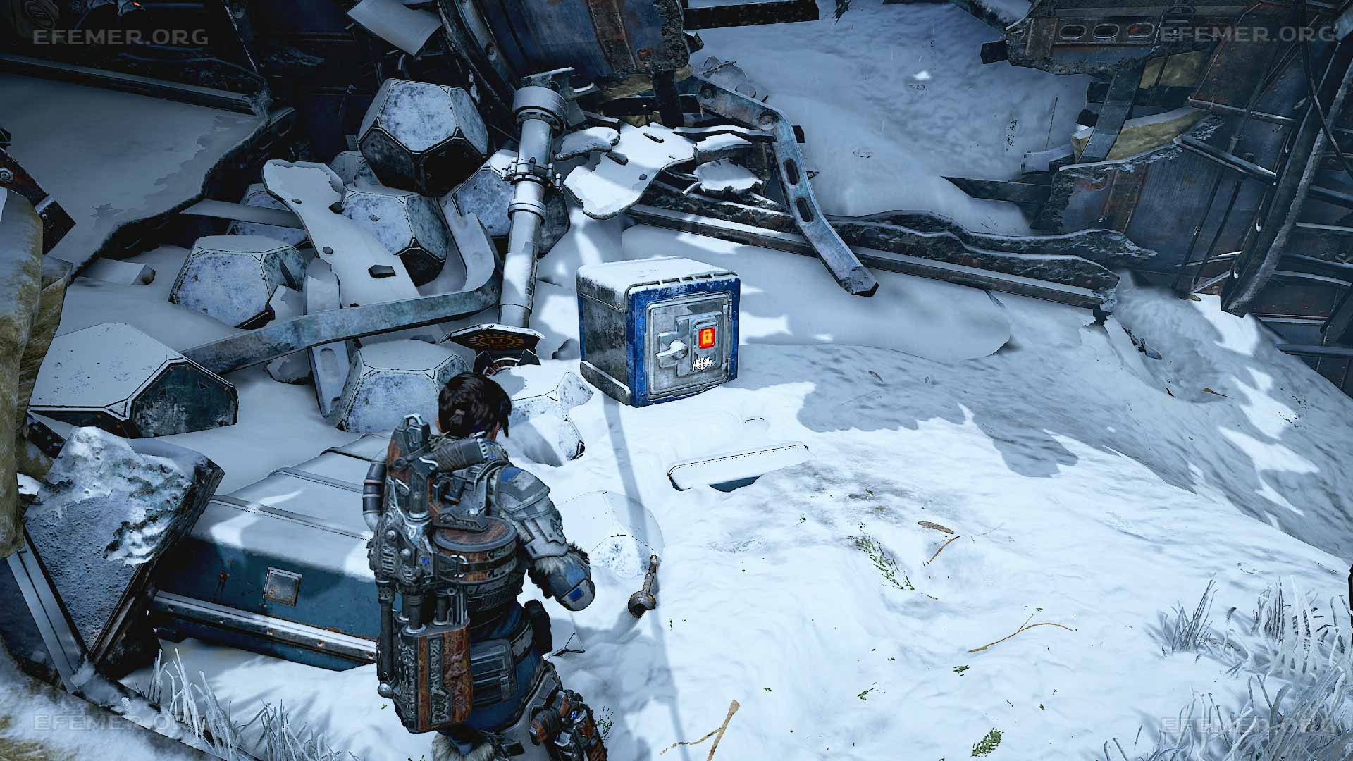 Сейф с запчастями внутри, Gears 5
