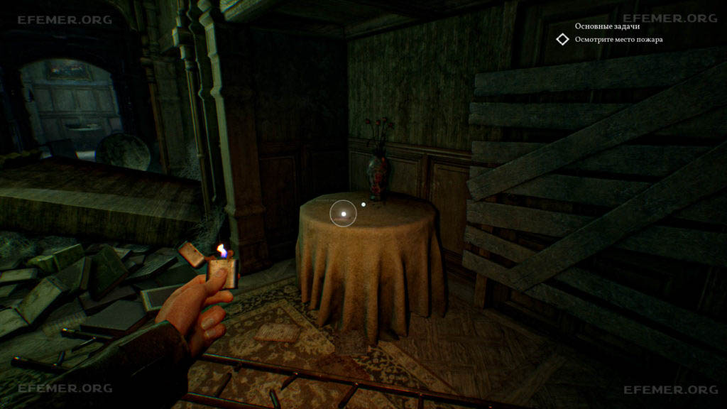 Улика «Фотография Чарльза Хокинса», лежащая на столике, Call of Cthulhu 2018