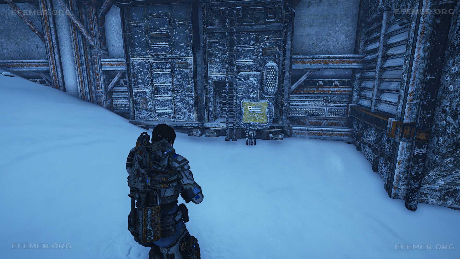Ячейка с деталями внутри, Gears 5