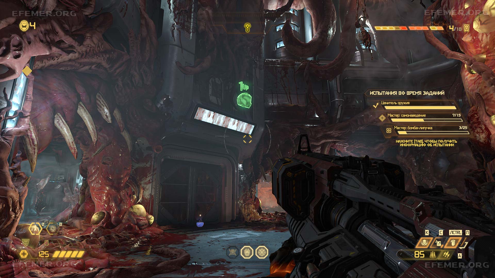 Дополнительная жизнь под потолком, Doom Eternal