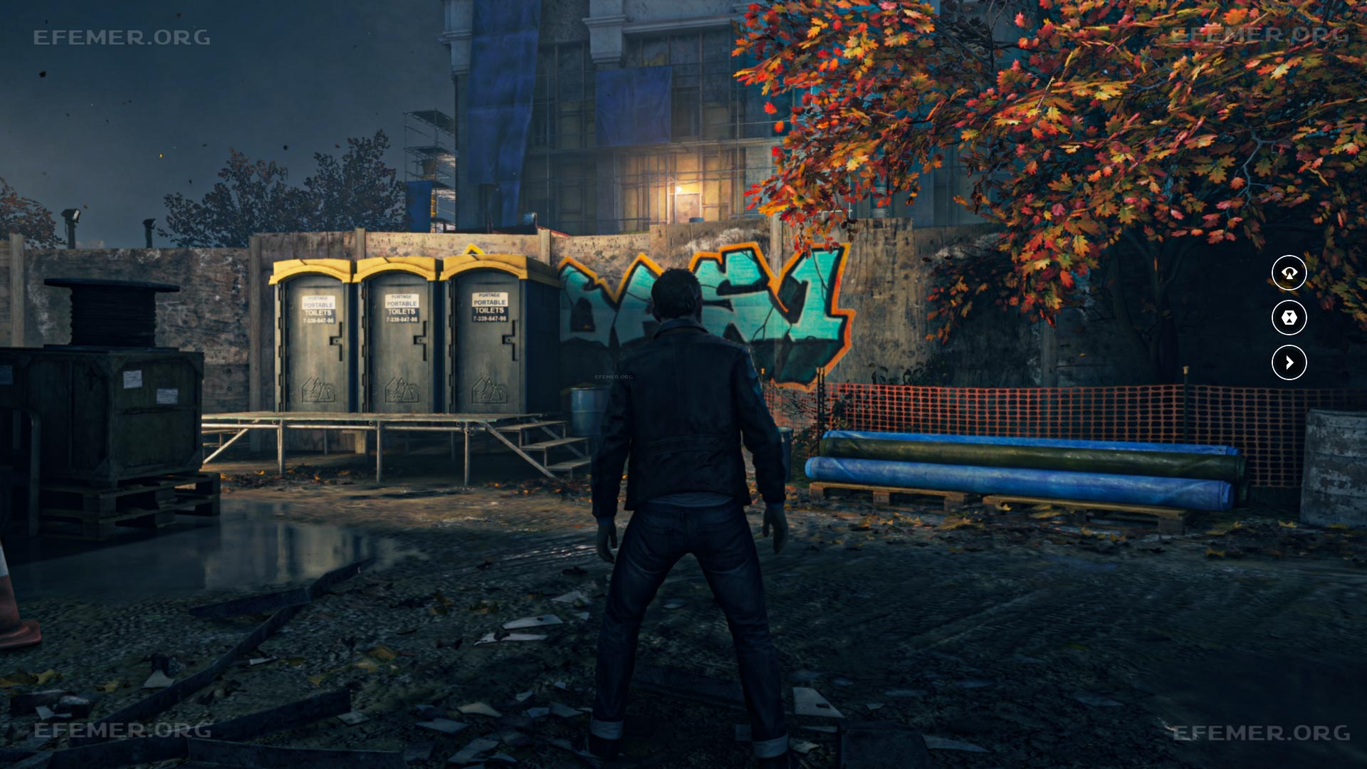 Туалетные кабинки, на которые нужно подняться, Quantum Break