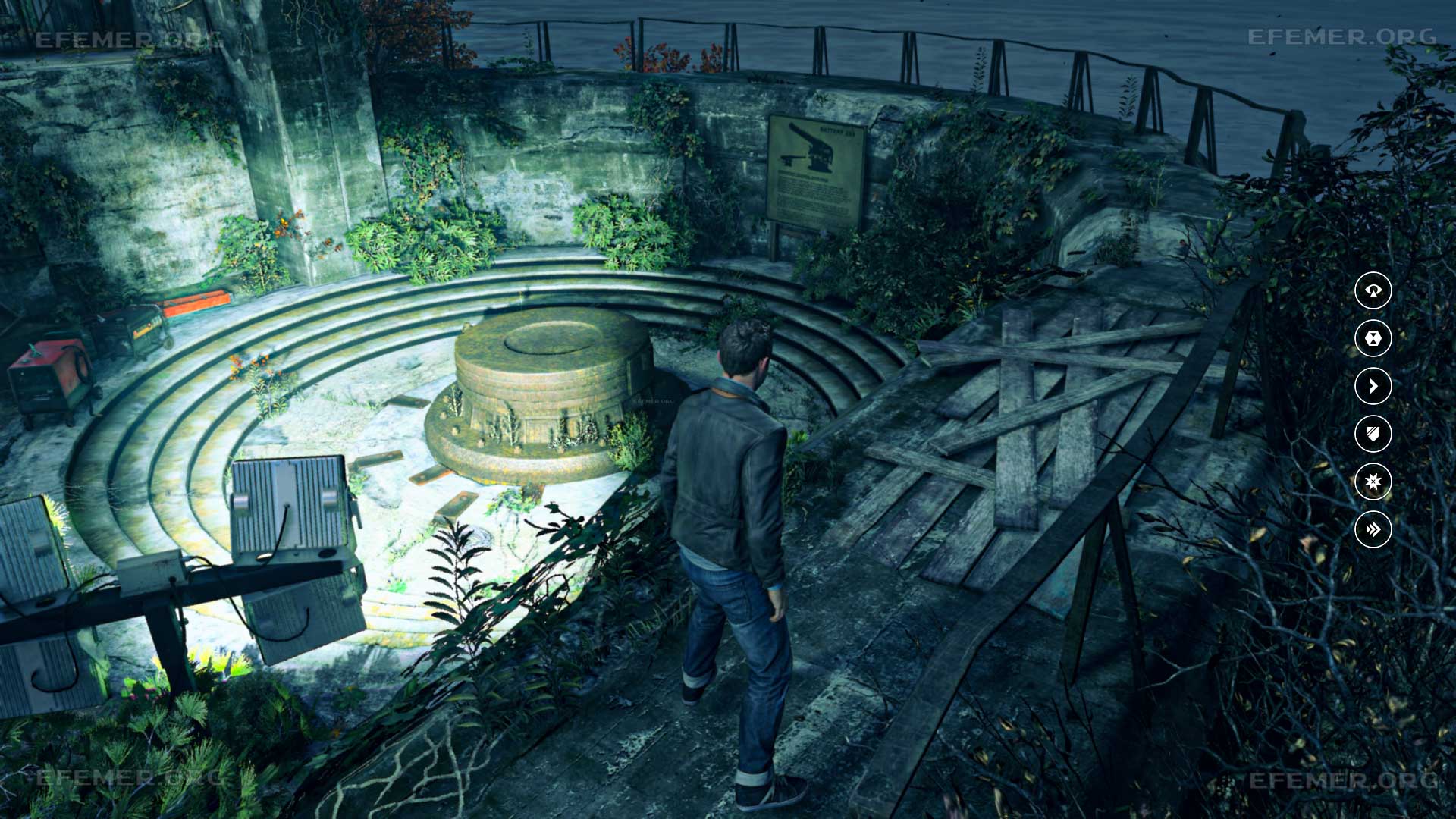 Стена как ориентир для хронона №2, Quantum Break