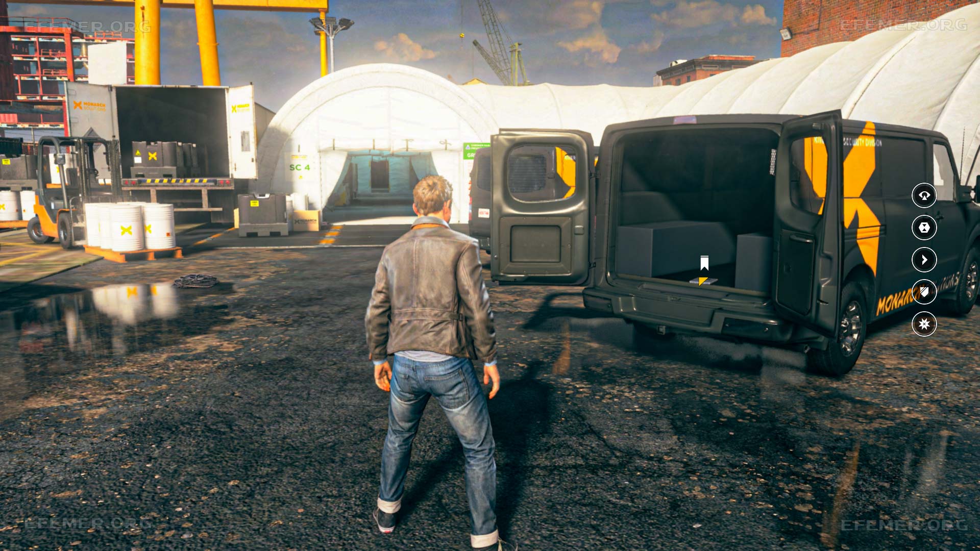 Трофей, лежащий в фургоне, Quantum Break