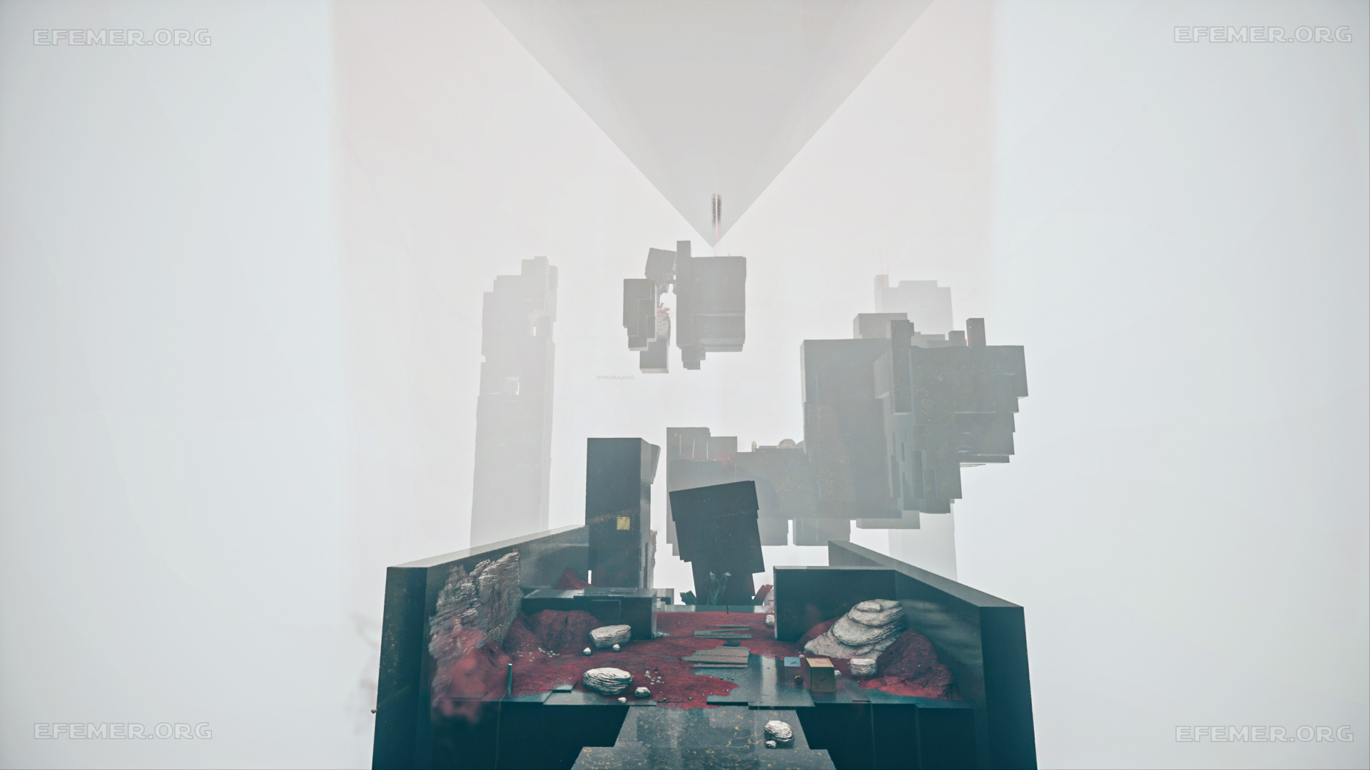 Скриншот астральной коллизии из игры Control