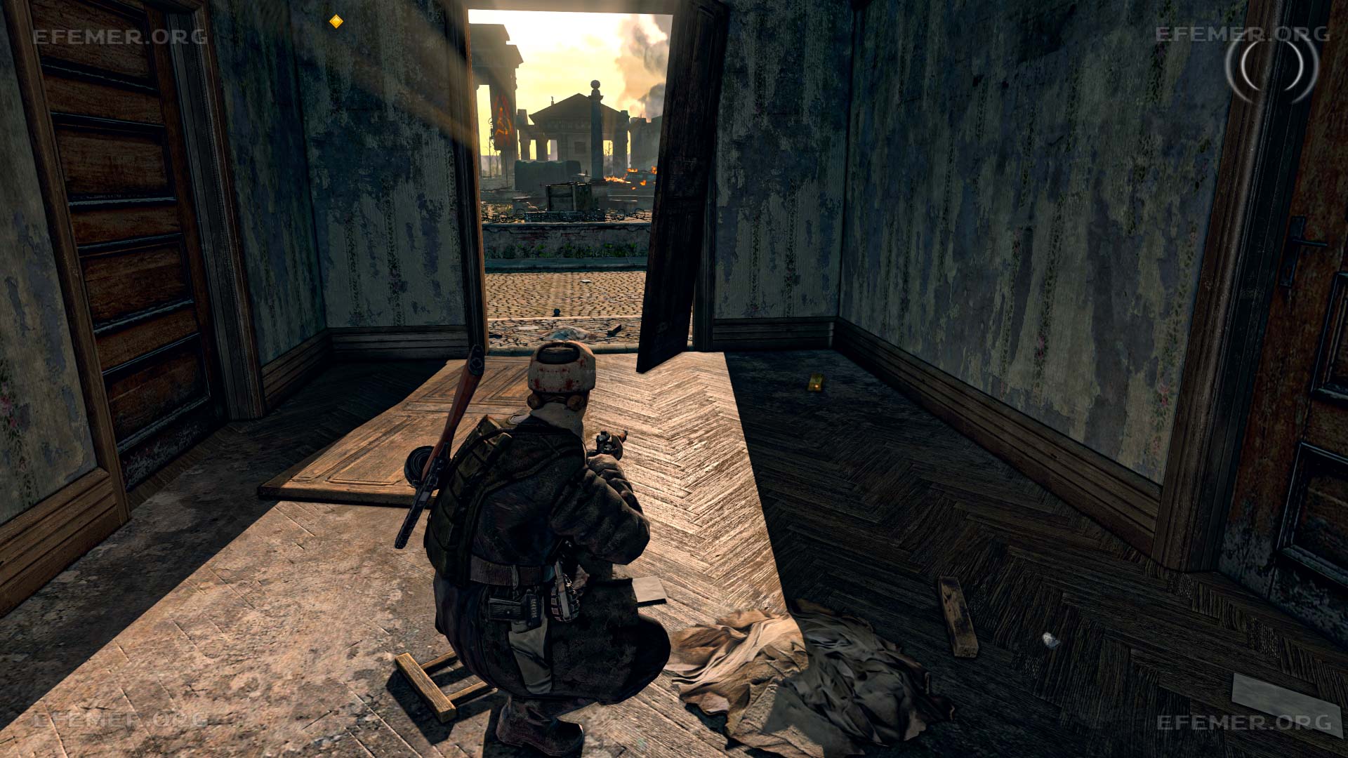 Золотой слиток №6, скрытый за дверью, Sniper Elite V2 Remastered