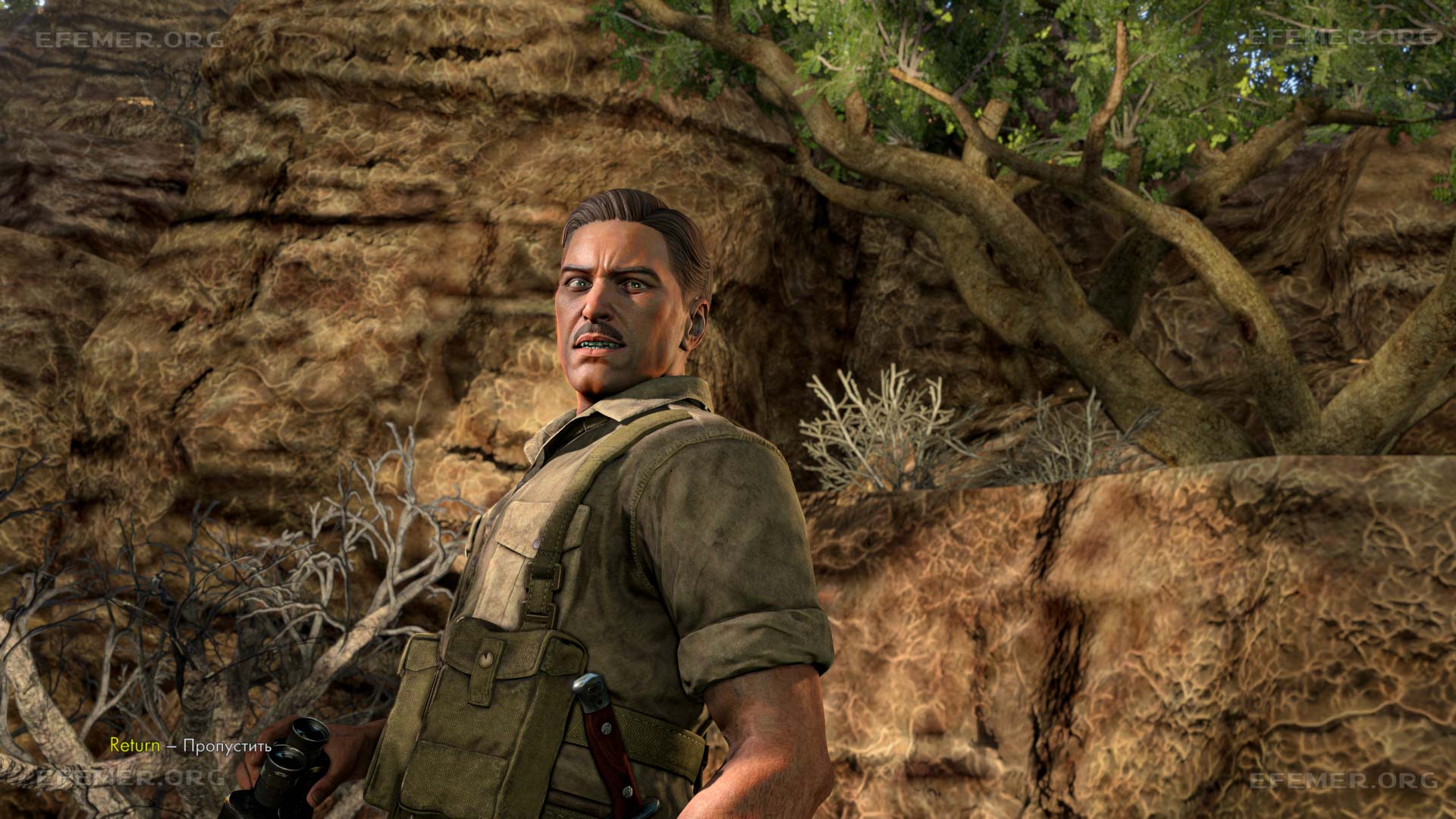 Персонаж по имени Бауэер из игры Sniper Elite 3