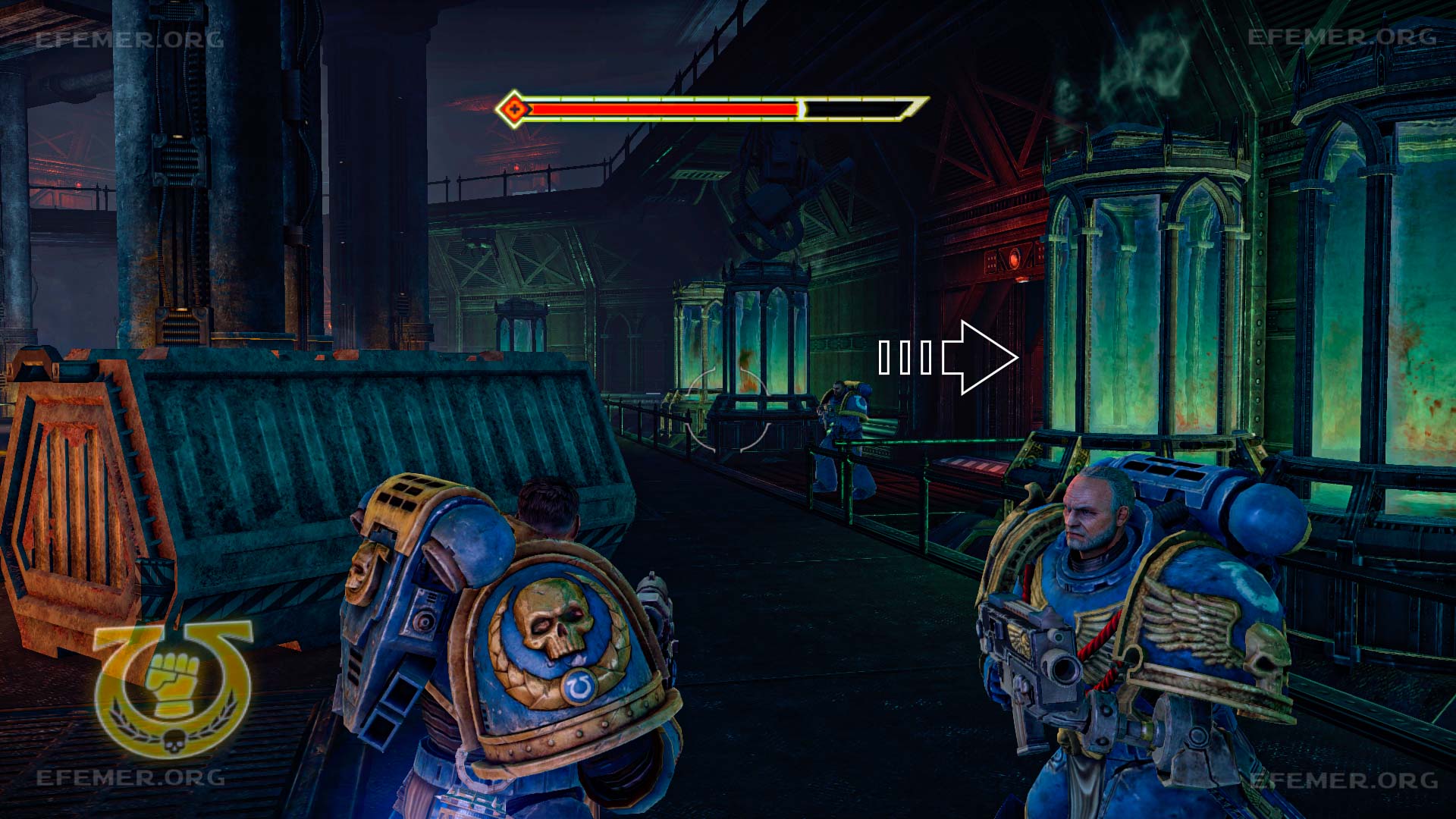 Проход, ведущий к аудиожурналу №2, Warhammer 40k: Space Marine