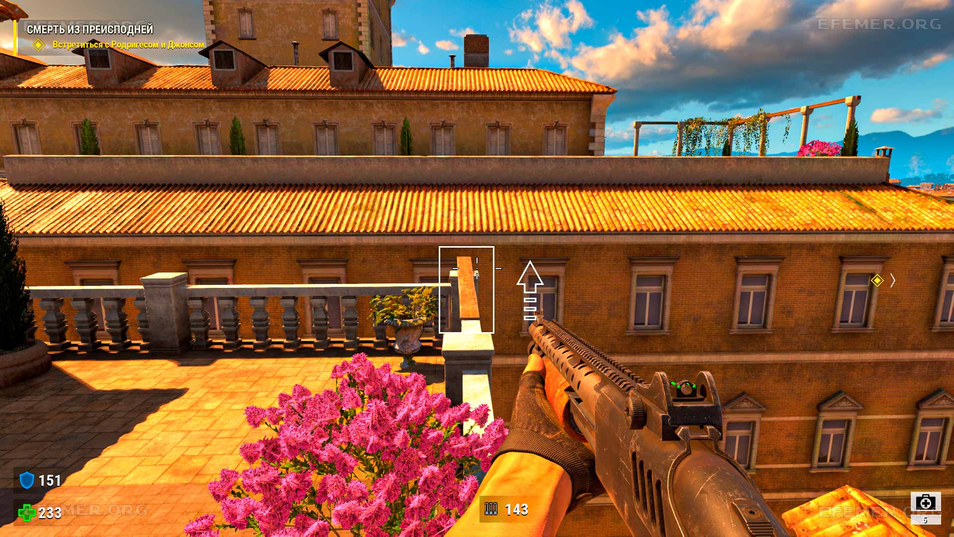 Доска, с помощью которой можно добраться до тайника, Serious Sam 4