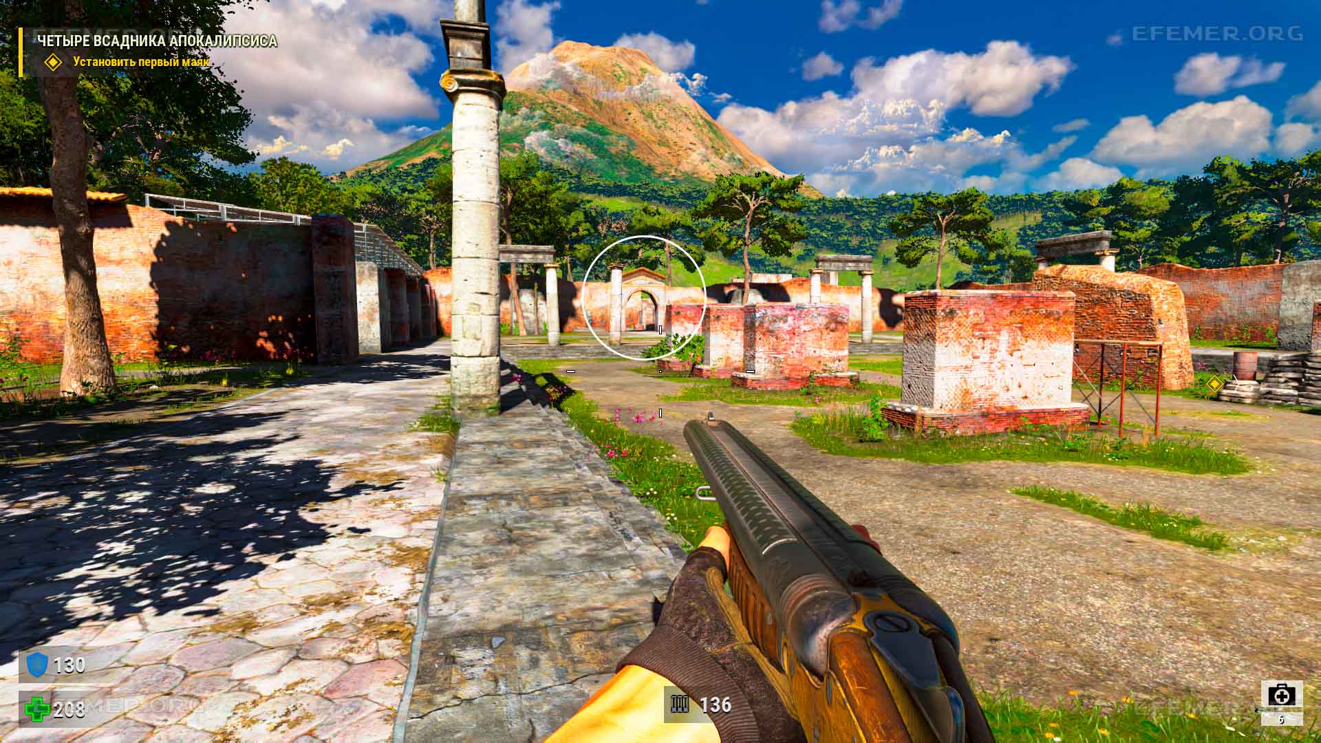 Арка как ориентир для ключа и секрета №3, Serious Sam 4