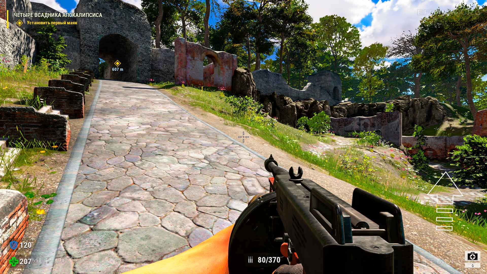 Руины, в которых спрятан тайник №2, Serious Sam 4