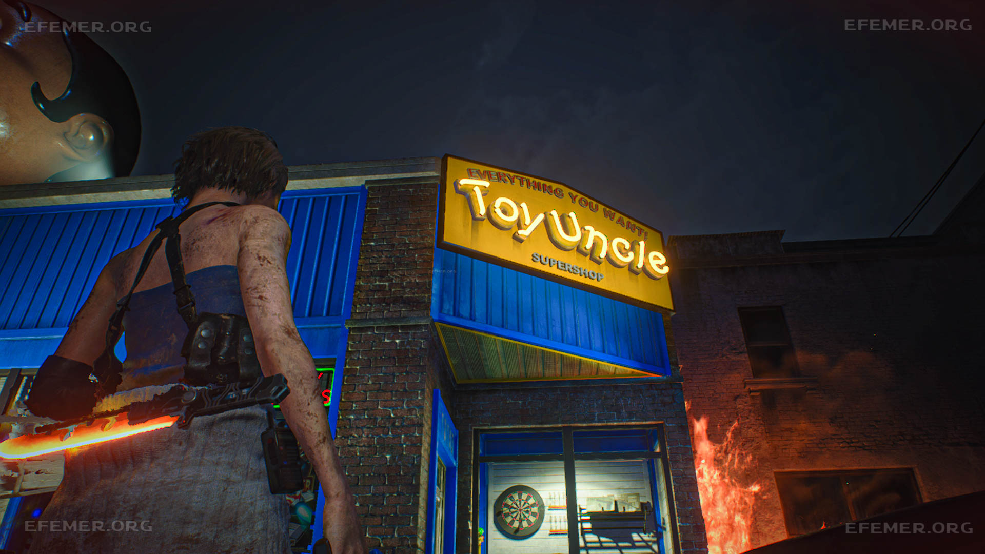 Вывеска магазина игрушек «Toy Uncle», Resident Evil 3