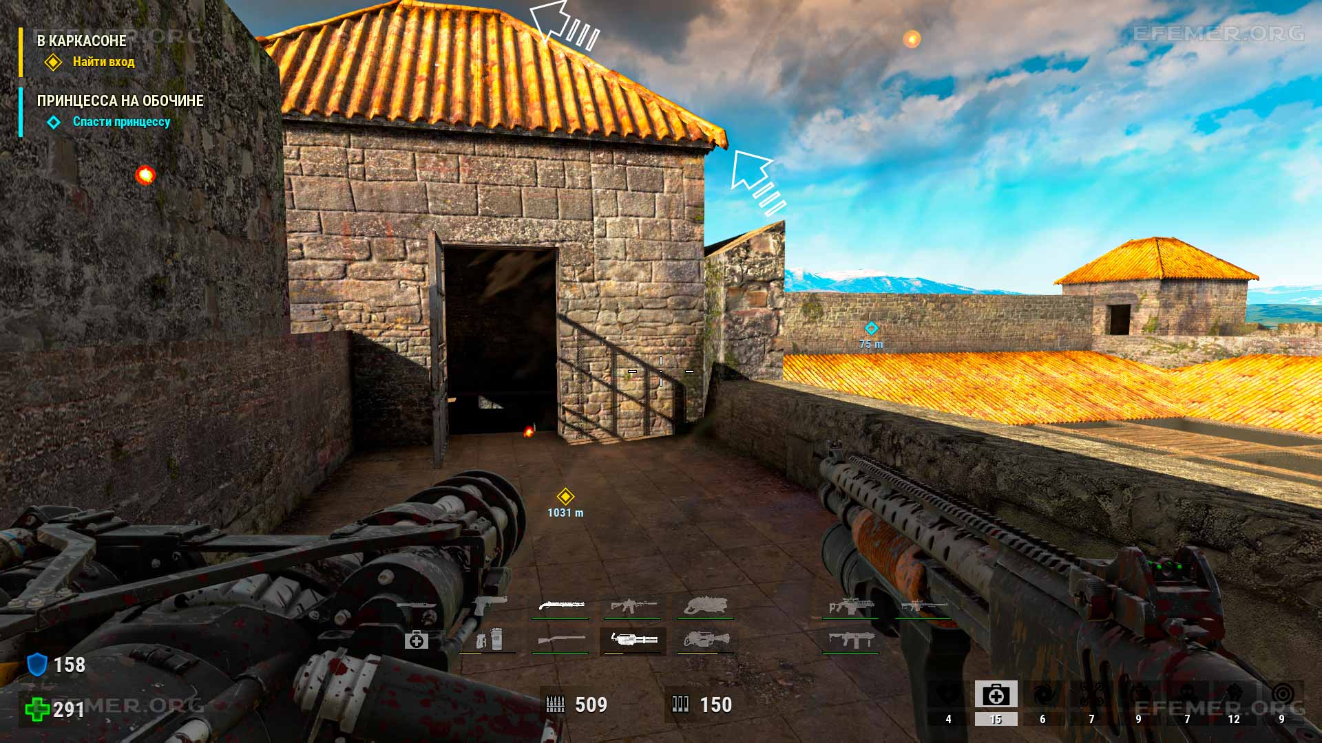 Крыша, на которой спрятан секрет №19 Крыша, на которой спрятан секрет №19, Serious Sam 4