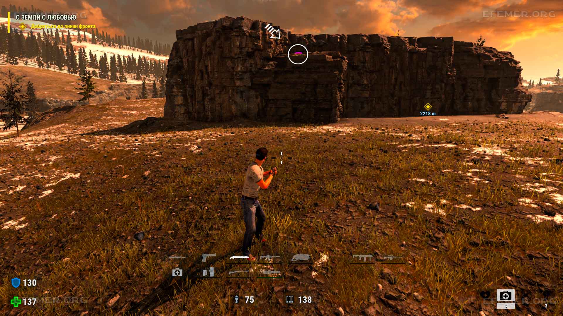 Секрет №3 «СЭРДЦЭ», лежащий на скале, Serious Sam 4