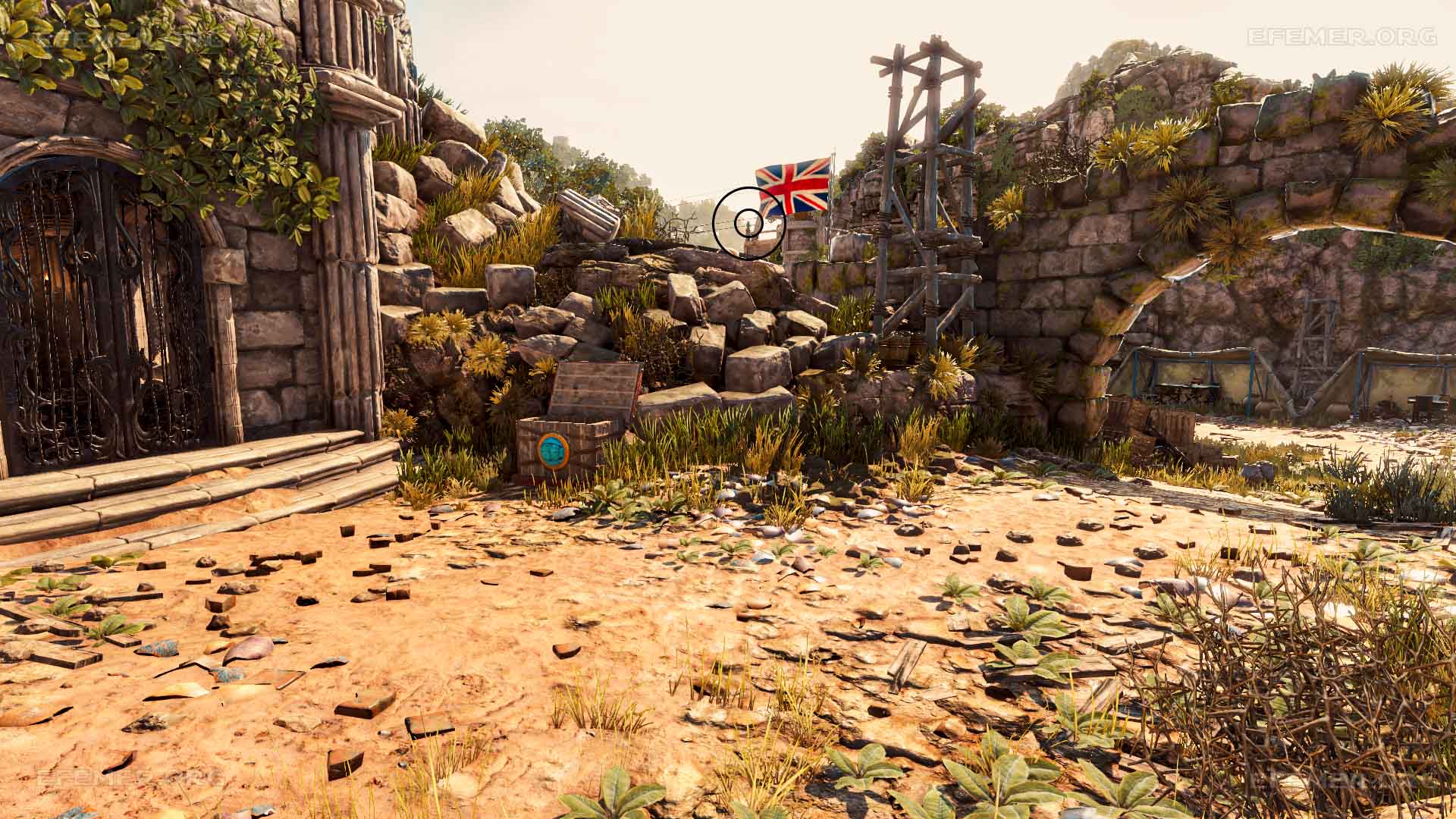 Урна №1 Стоящая возле флага Урна №1, Strange Brigade