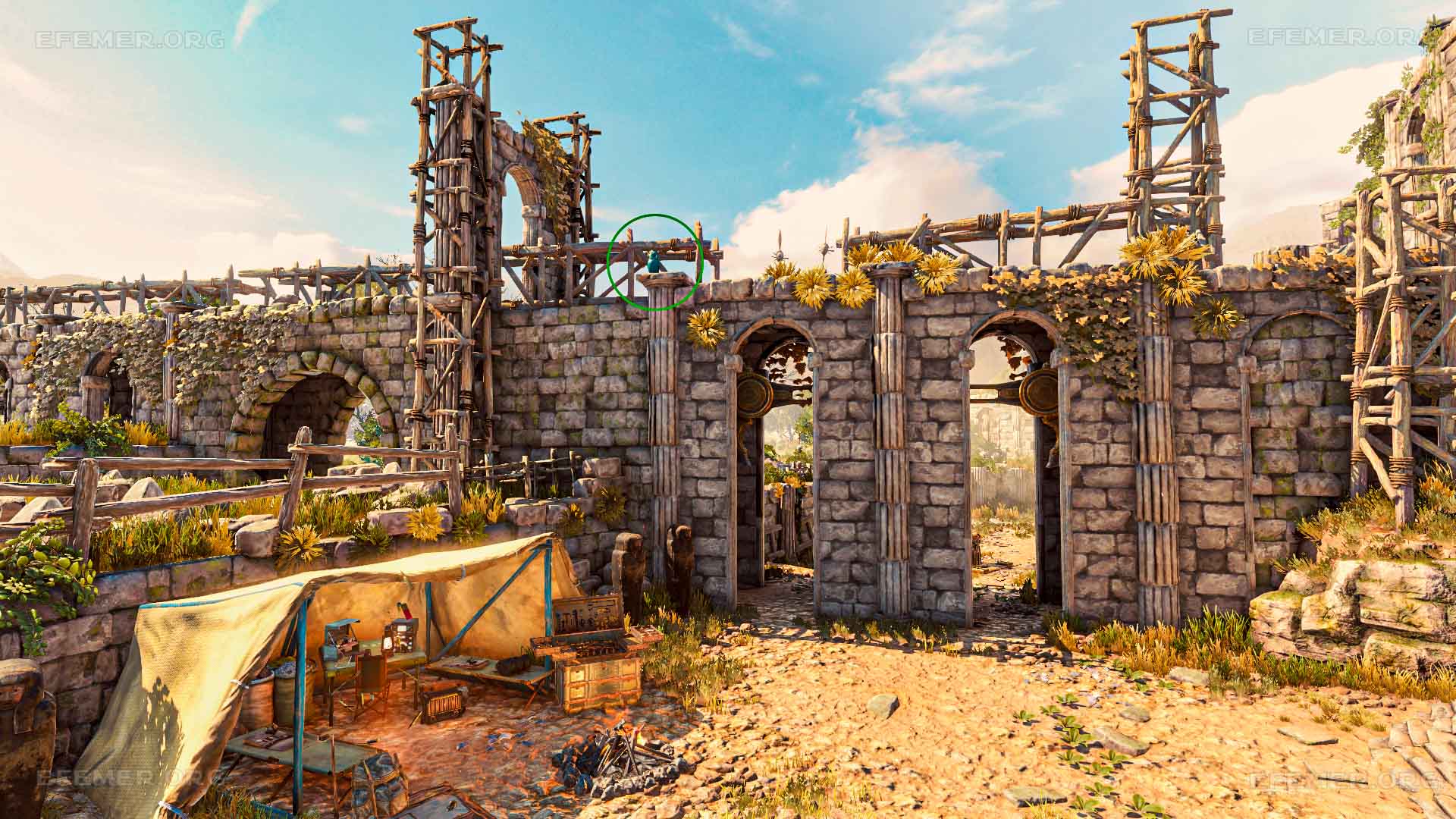 Стоящий над аркой кувшин №3, Strange Brigade