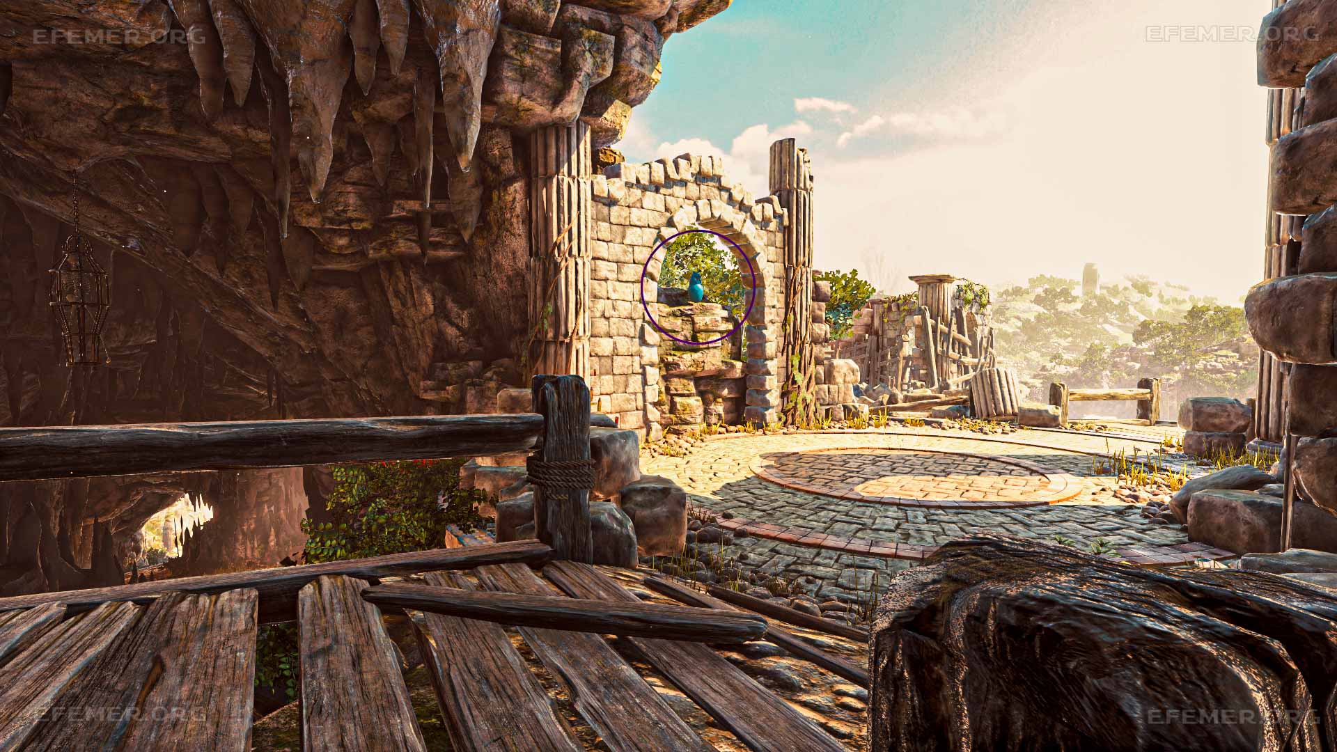 Стоящая на кирпичах урна №2, Strange Brigade